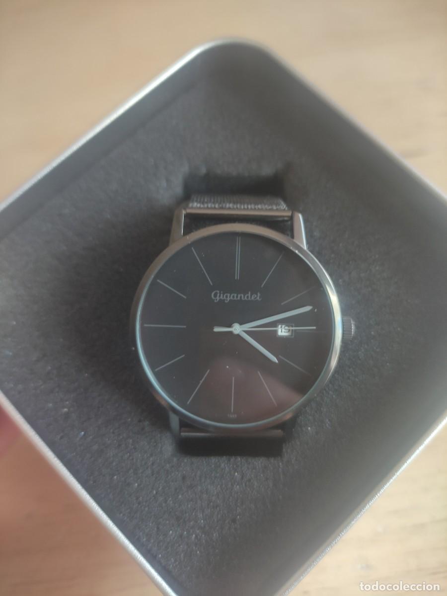 Relojes: Gigandet Reloj Hombre Cuarzo Minimalism Anal&oacute;gico Correa de Acero Nero G42-007