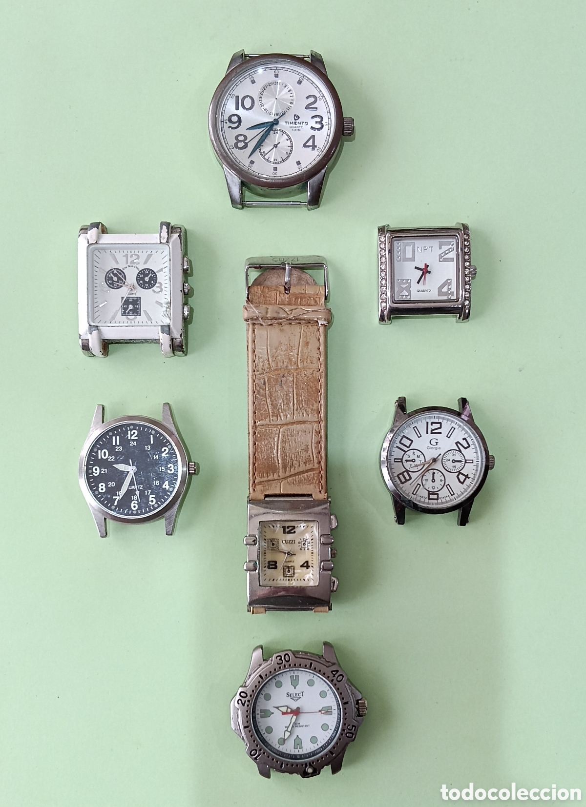 Relojes: Lote de Relojes varias Marcas. Funcionan, Pilas reci&eacute;n cambiadas.
