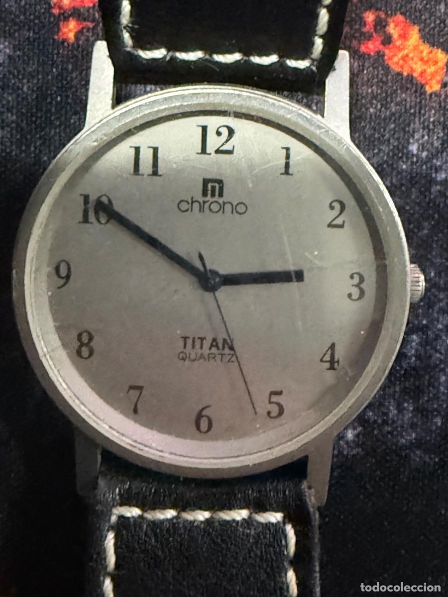 Relojes: Reloj Chrono Titan Quartz con caja de titanio