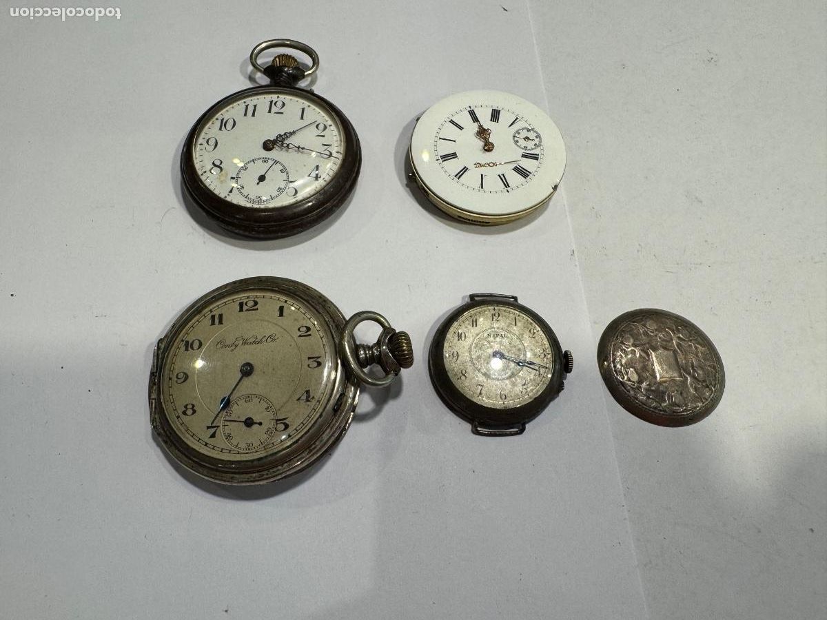 Relojes: LOTE DE 4 RELOJES DE BOLSILLO CONTY WATCH COO (PLATA), NEPAL (PLATA) ... (G)