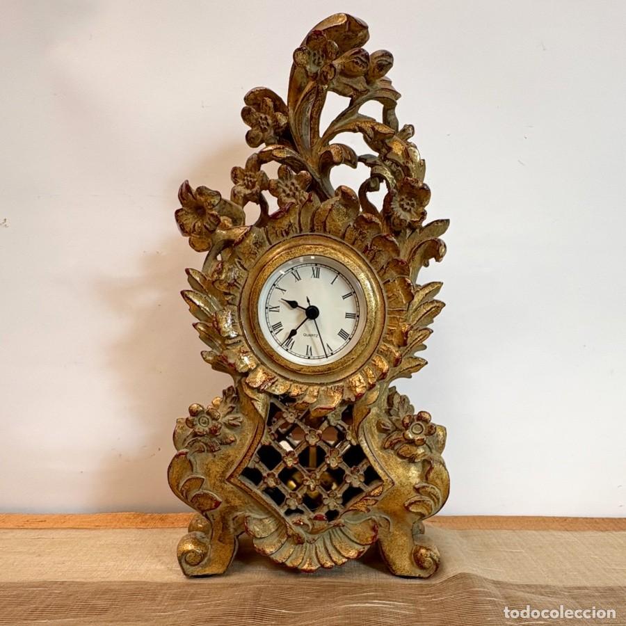 Relojes: Reloj de Sobremesa Rococ&oacute;