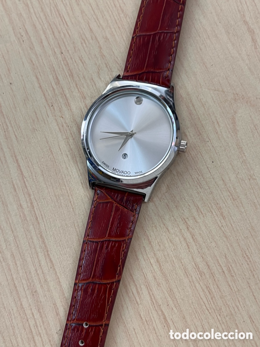 Relojes: ✅ reloj MOVADO cuarzo calendario