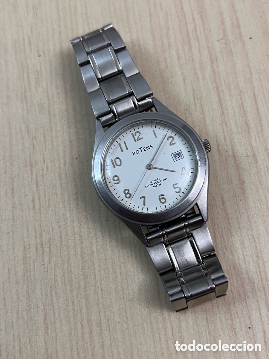 Relojes: ✅ reloj POTENS calendario cuarzo Caballeros 40 1568