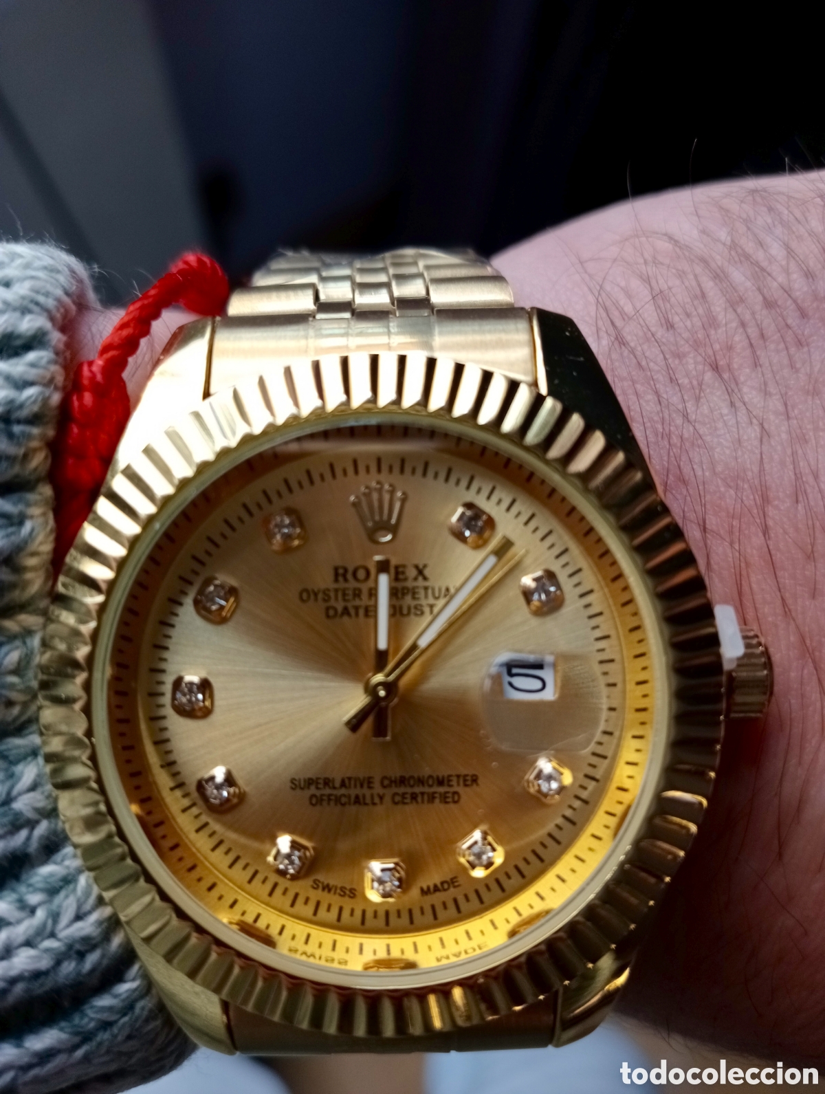 Relojes: Reloj Day Date Gold Para Hombre
