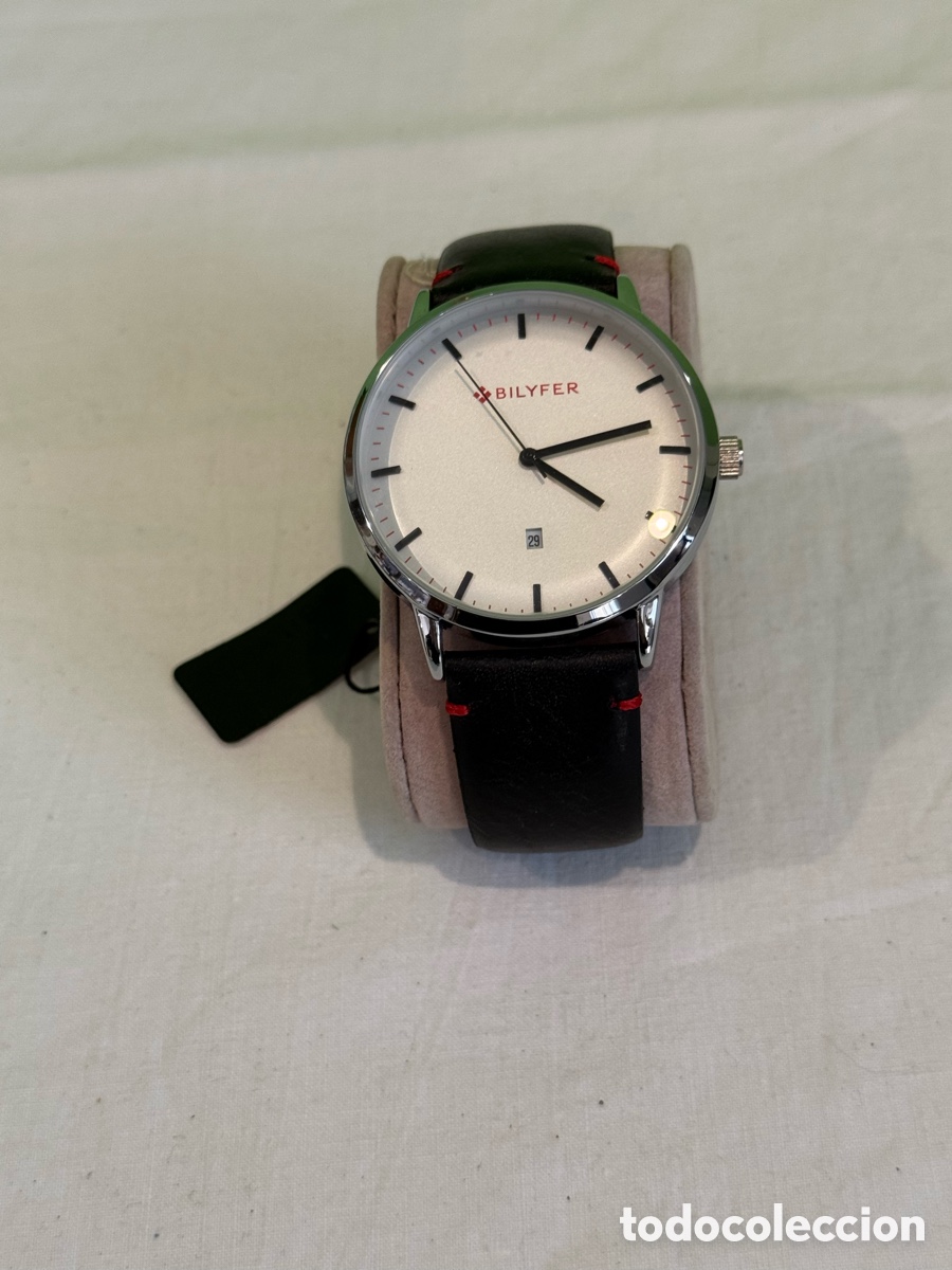 Relojes: Reloj Billyfer Caballero Minimalista Elegante Gran Esfera Correa Negra