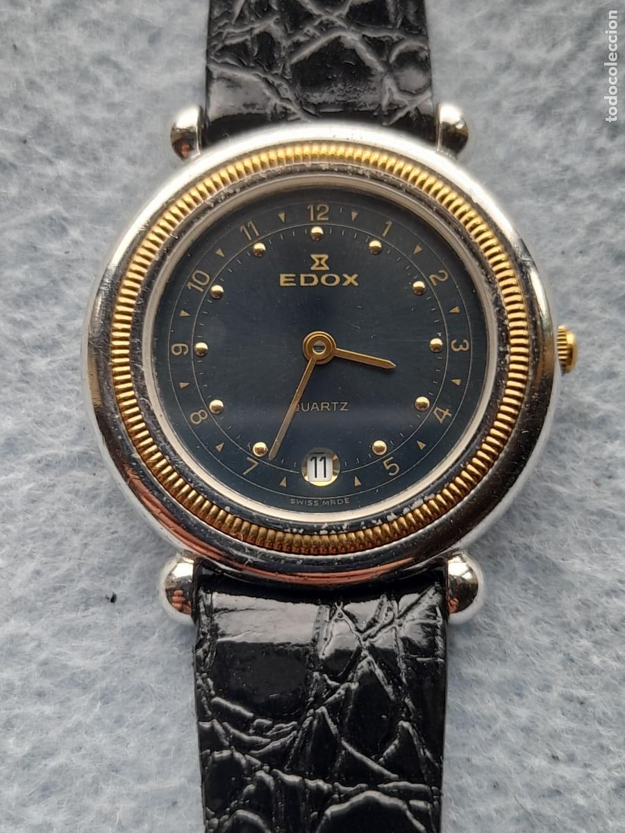 Relojes: Reloj Marca Edox de Cuarzo para Dama. Funcionando. - Foto 4