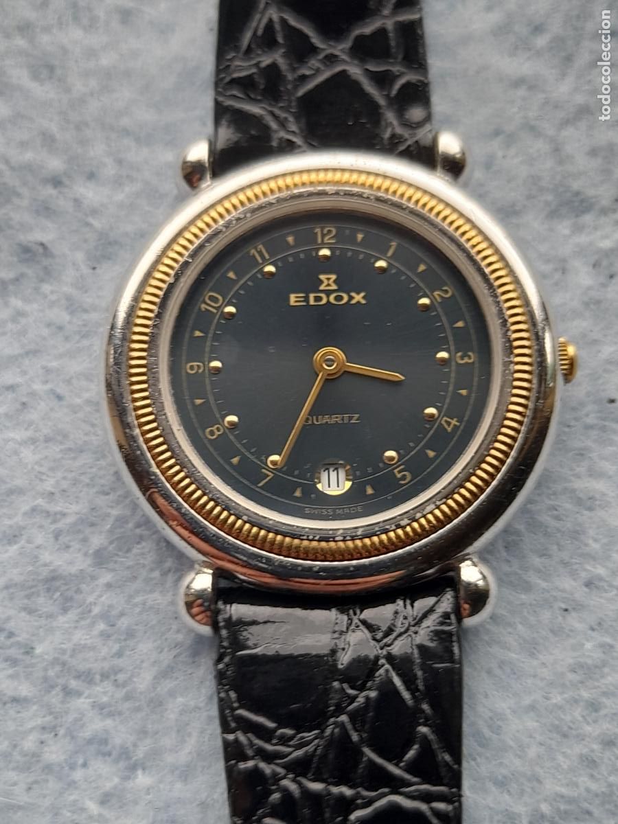 Relojes: Reloj Marca Edox de Cuarzo para Dama. Funcionando. - Foto 8