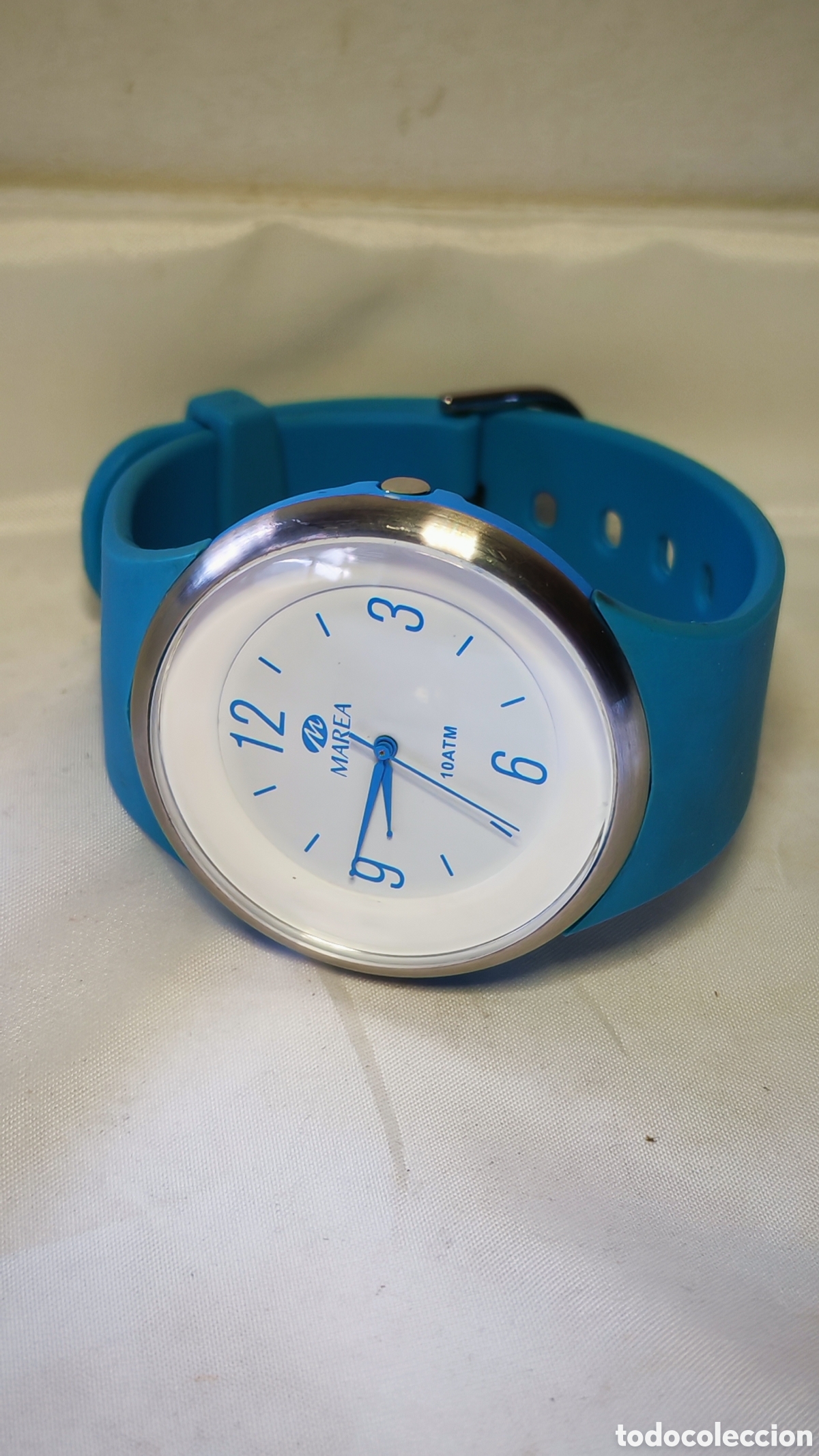 Relojes: reloj Marea analogico mujer. correa azul turquesa. 2019