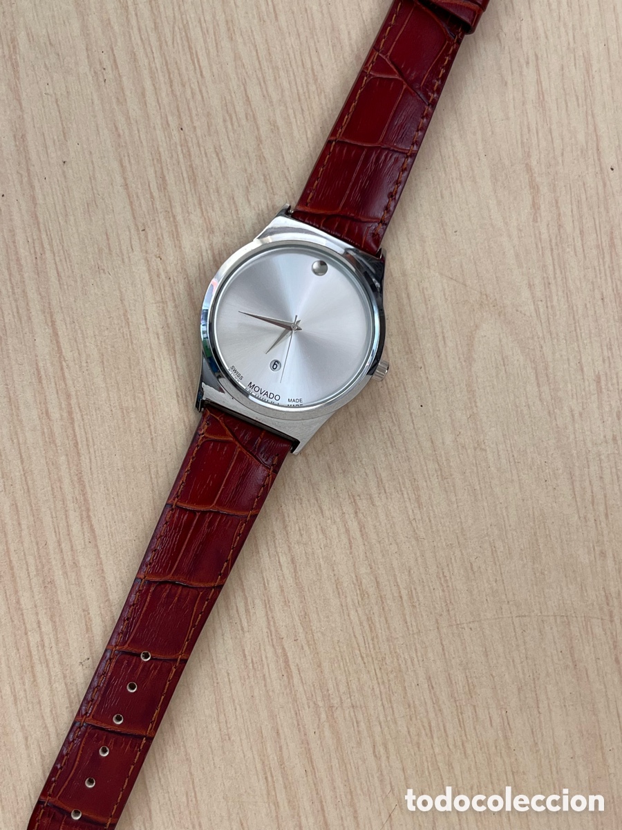 Rel&oacute;gios: ✅ reloj MOVADO cuarzo calendario caballeros