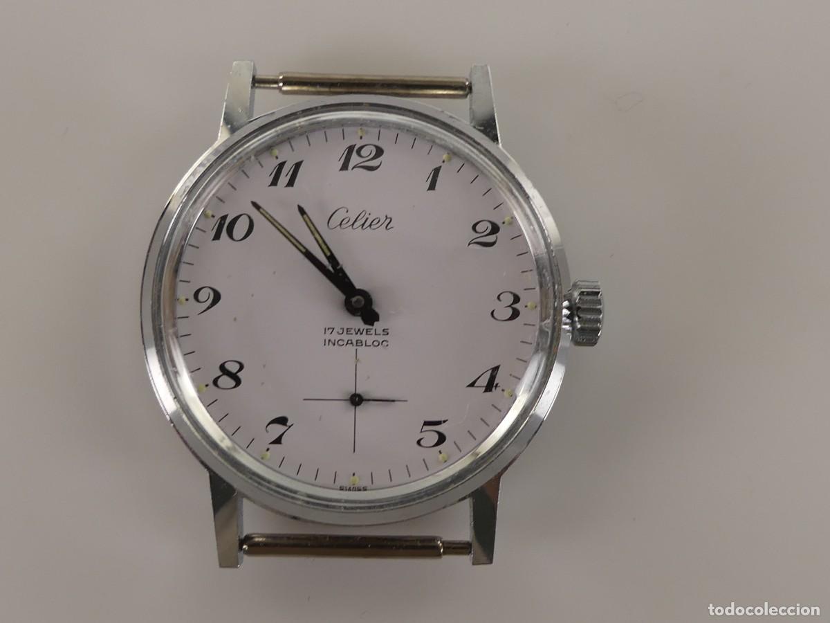 Rel&oacute;gios: RELOJ DE PULSERA MARCA CELIER 17 JEWELS INCABLOC