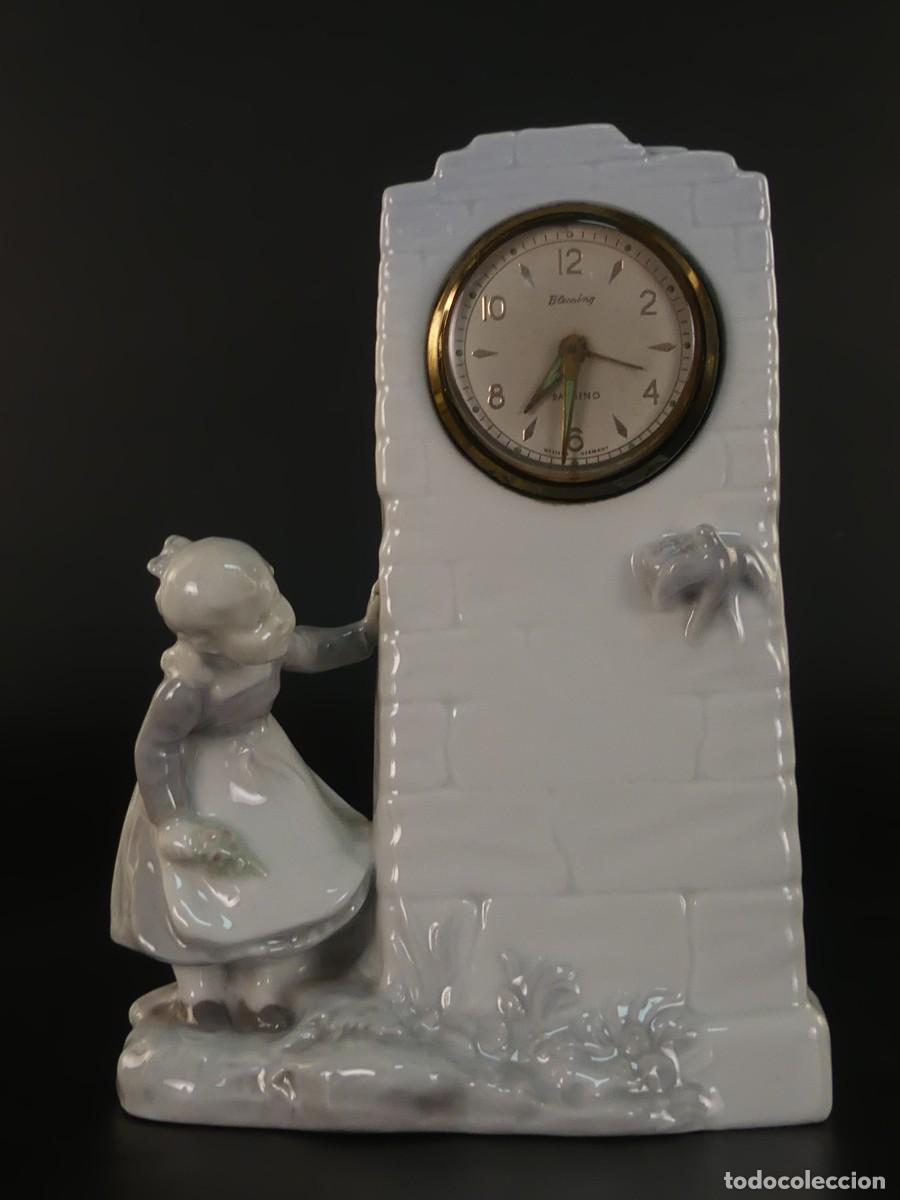 Rel&oacute;gios: RELOJ SOBREMESA MARCA BLESSING BAMBINO CUERPO DE PORCELANA