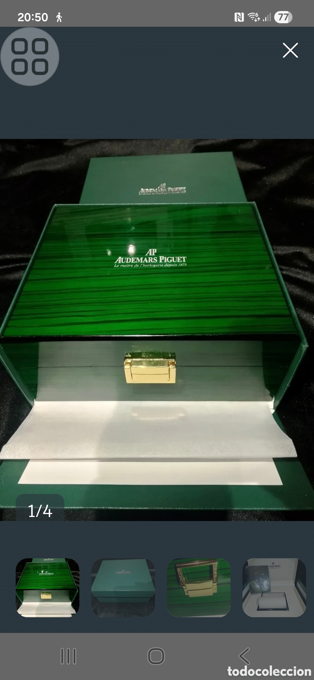 Relojes: Caja Reloj Audemans Piguet,nueva,baquelita.