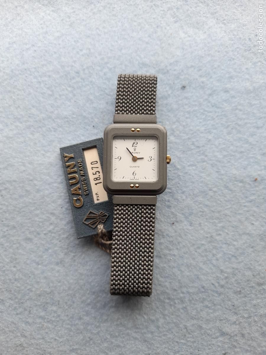 Watches: Reloj Marca Cauny de Cuarzo para Dama. Swiss made.