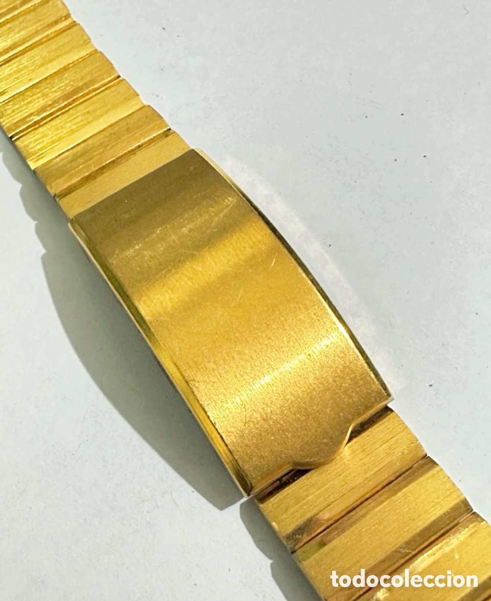 Relojes: Brazalete pulsera Reloj ACERO INOXIDABLE Dorado 18mm Vintage