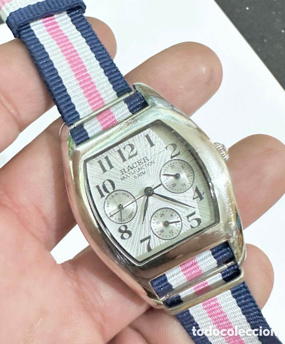 Watches: Reloj RACER MULTIFUNCION Quartz Acero Inoxidable COLLECTION Cl&aacute;sico
