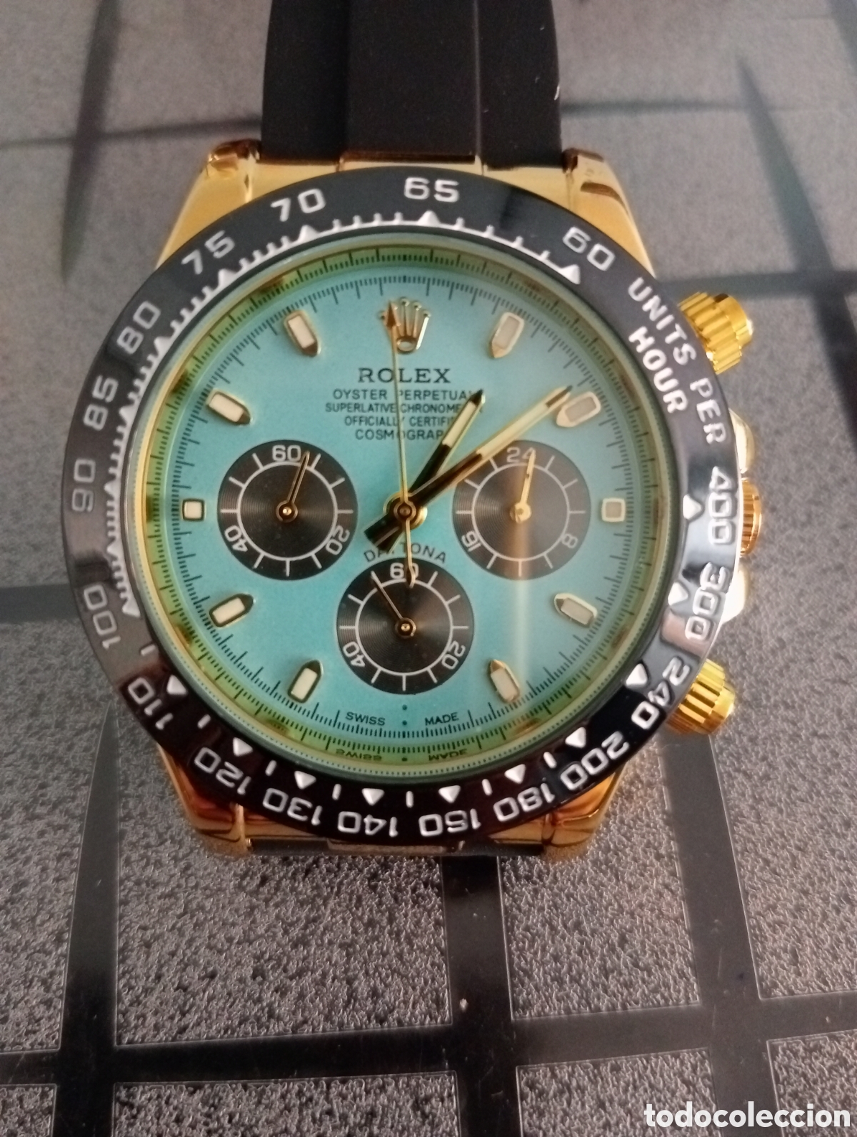 Relojes: Daytona azul turquesa