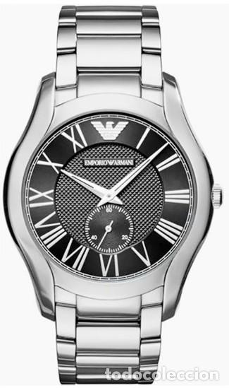 Watches: RELOJ DE PULSERA EN ACERO PARA CABALLERO MARCA EMPORIO ARMANI. MOVIMIENTO DE CUARZO