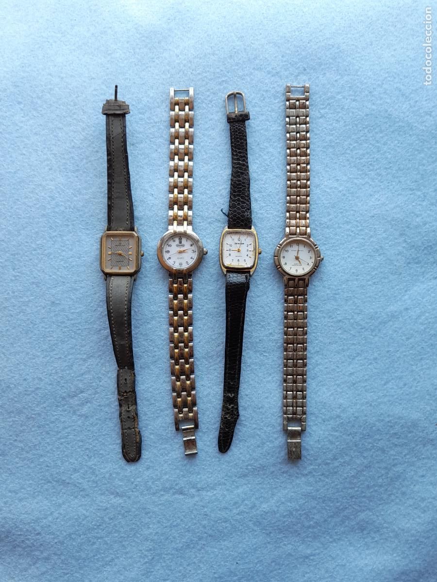 Relojes: Lote de 4 Relojes de Cuarzo para Dama.