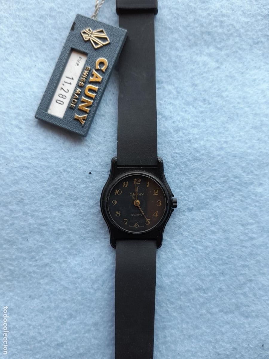 Watches: Reloj Marca Cauny de Cuarzo para Dama. Swiss made.