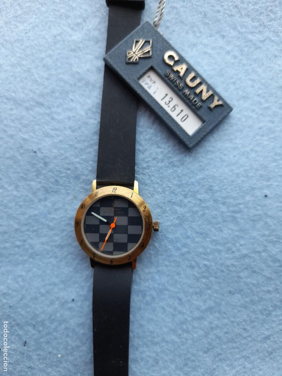 Relojes: Reloj Marca Cauny de Cuarzo para Dama. Swiss made.