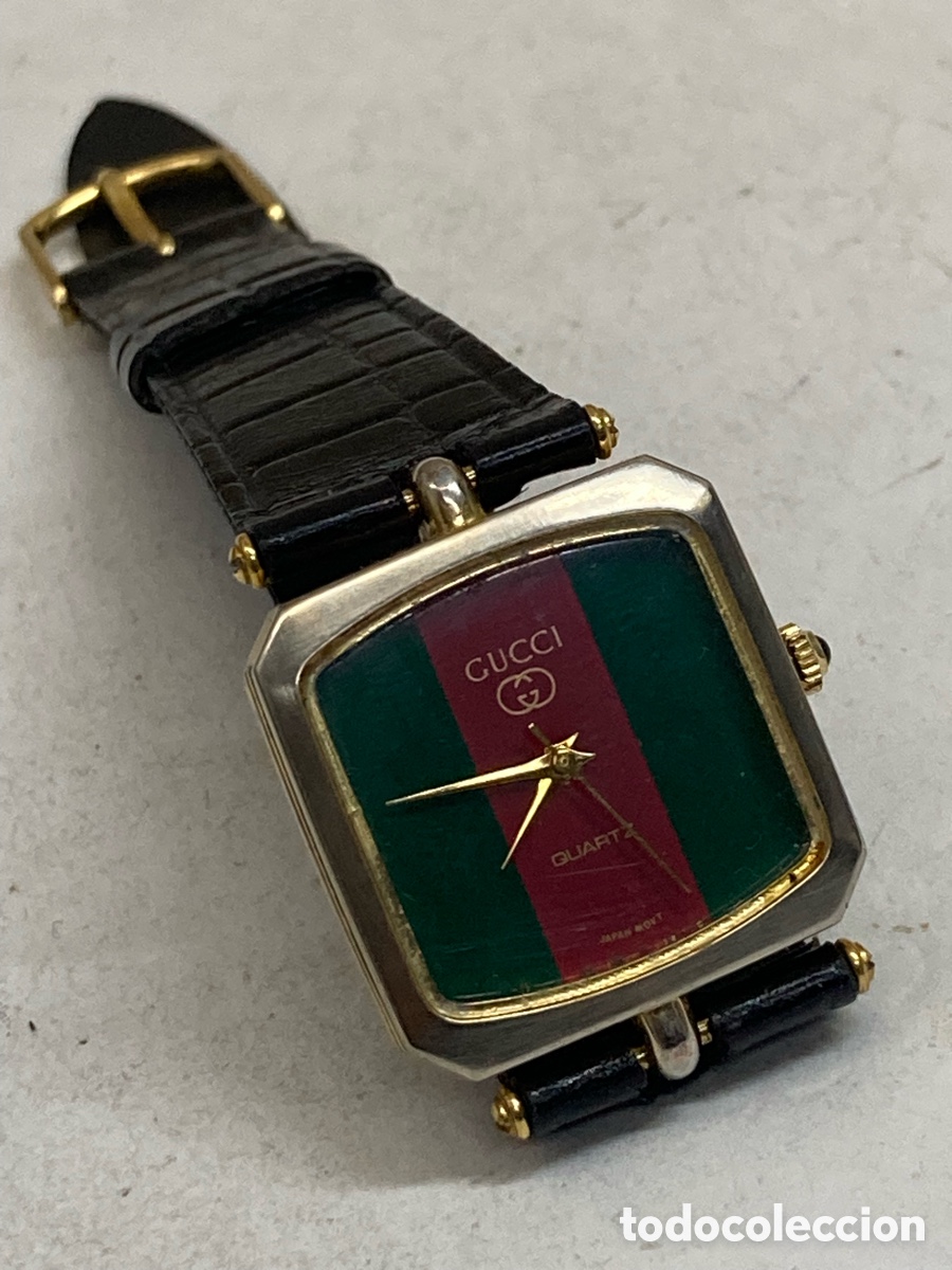 Relojes: Reloj Guci Quartz dorado