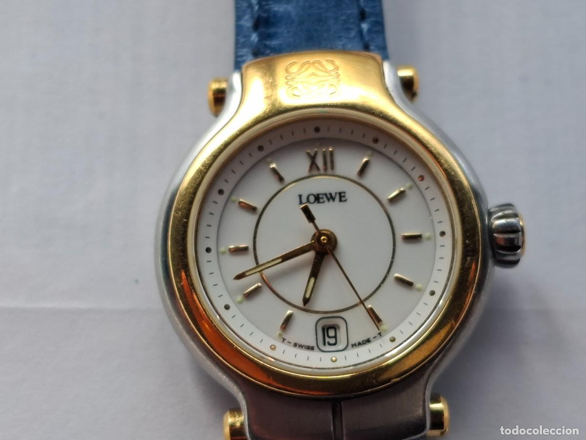Relojes: Reloj de mujer, suizo, movimiento de cuarzo, marca LOEWE , nuevo, sin pila.
