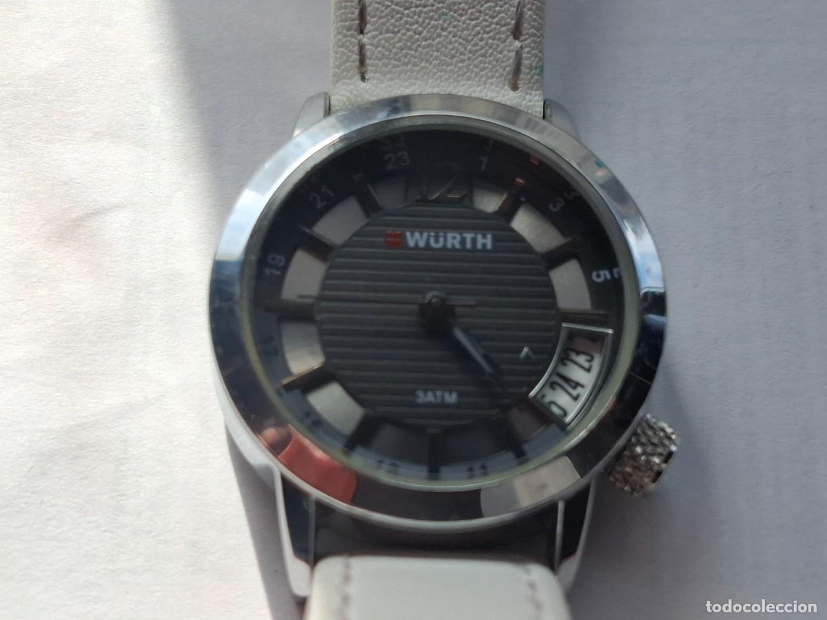 Relojes: Reloj de mujer, seminuevo, WURTH, mide 28 mmm. sin contar la corona, correa original de piel