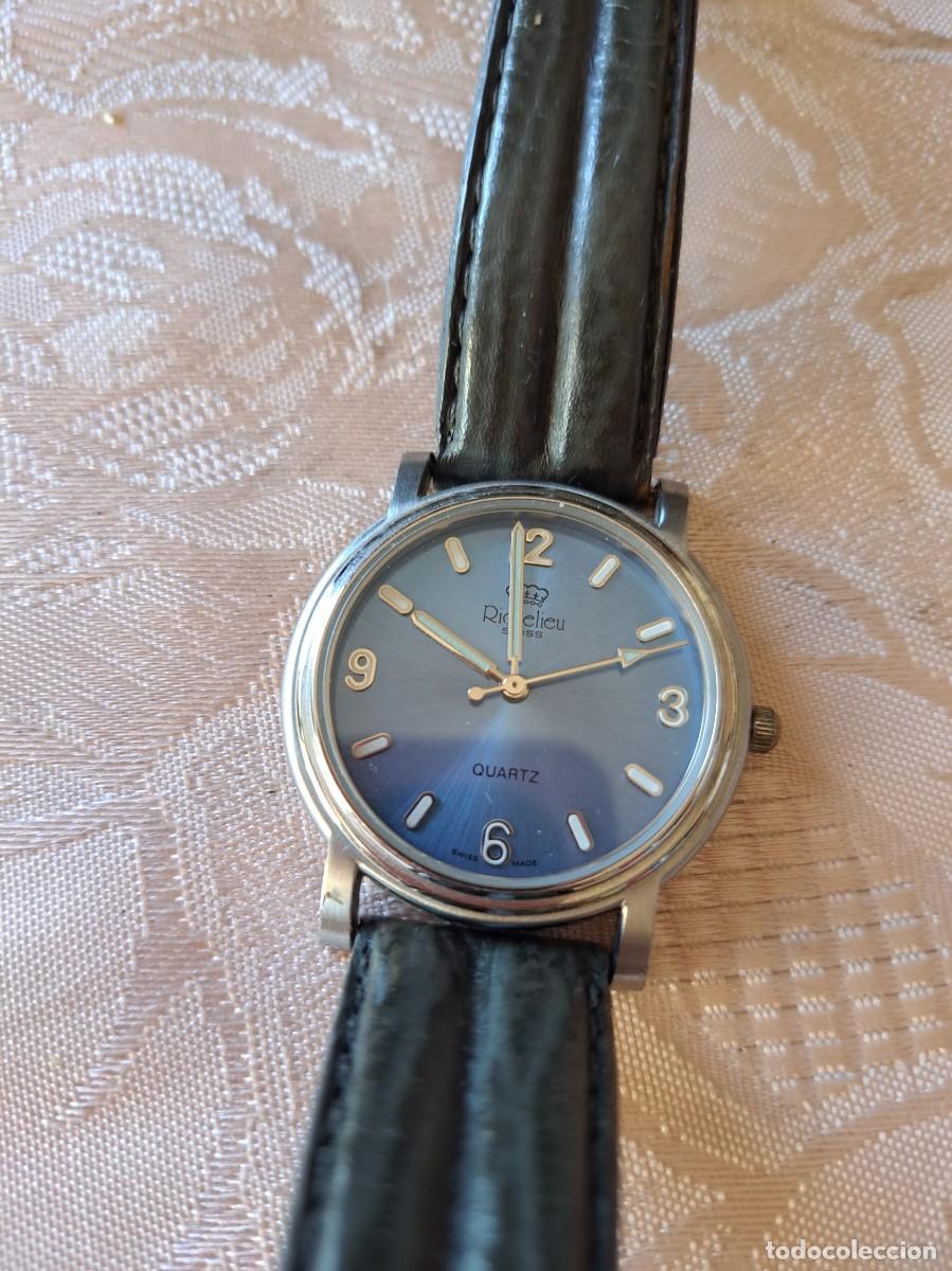 Relojes: Reloj de caballero Richelieu Swiss Quartz, esfera azul.,54.89.22