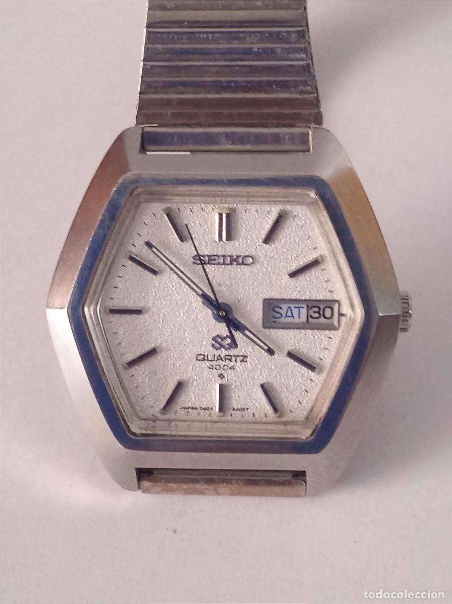 Relojes: RELOJ HEXAGONAL SEIKO SQ. CALENDARIO CUARZO 4004.