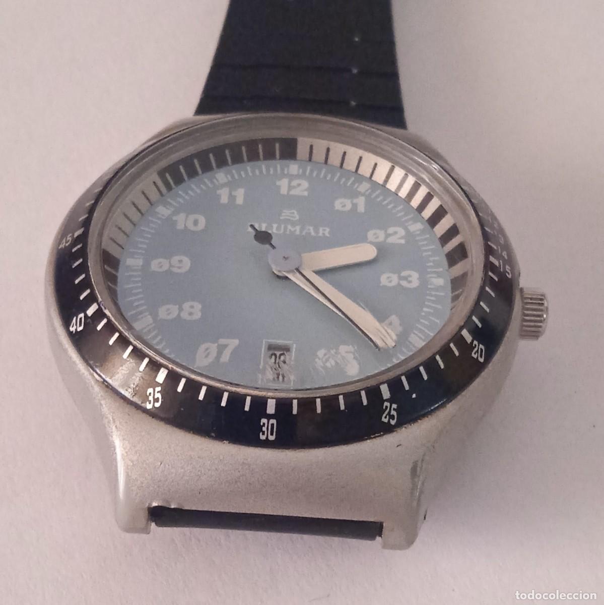 Relojes: RELOJ BLUMAR DE CUARZO CON CALENDARIO - MIDE 4 CM. - Foto 4
