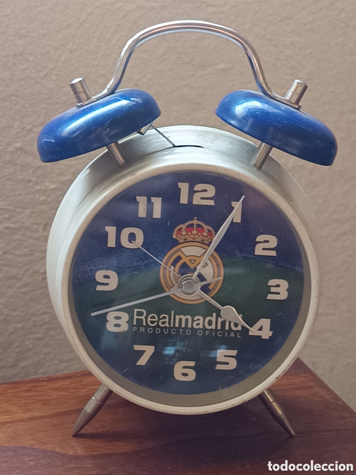 Relojes: Reloj despertador vintage Real Madrid de sobremesa