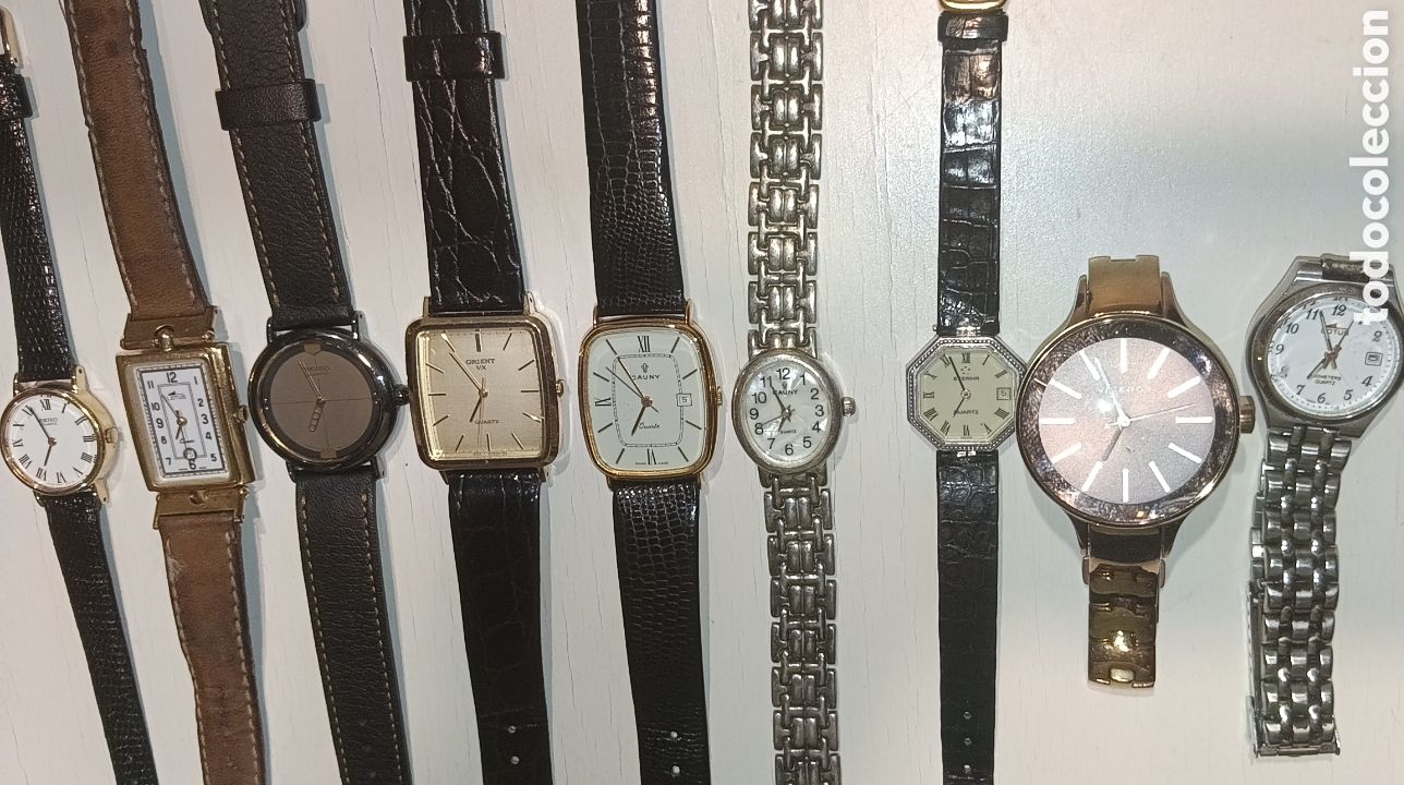 Relojes: GRAN LOTE RELOJES SEIKO LOTUS CAUNY ORIENT ETERNA VICEROY MUJER FUNCIONANDO