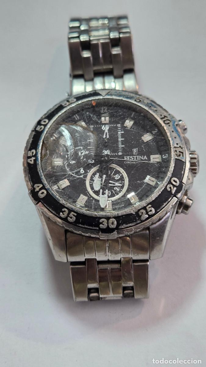 Relojes: reloj de pulsera festina en acero