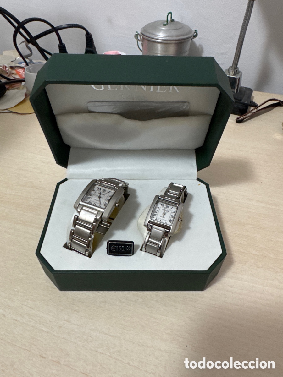Relojes: JUEGO DE RELOJES GERNIER DE HOMBRE Y MUJER