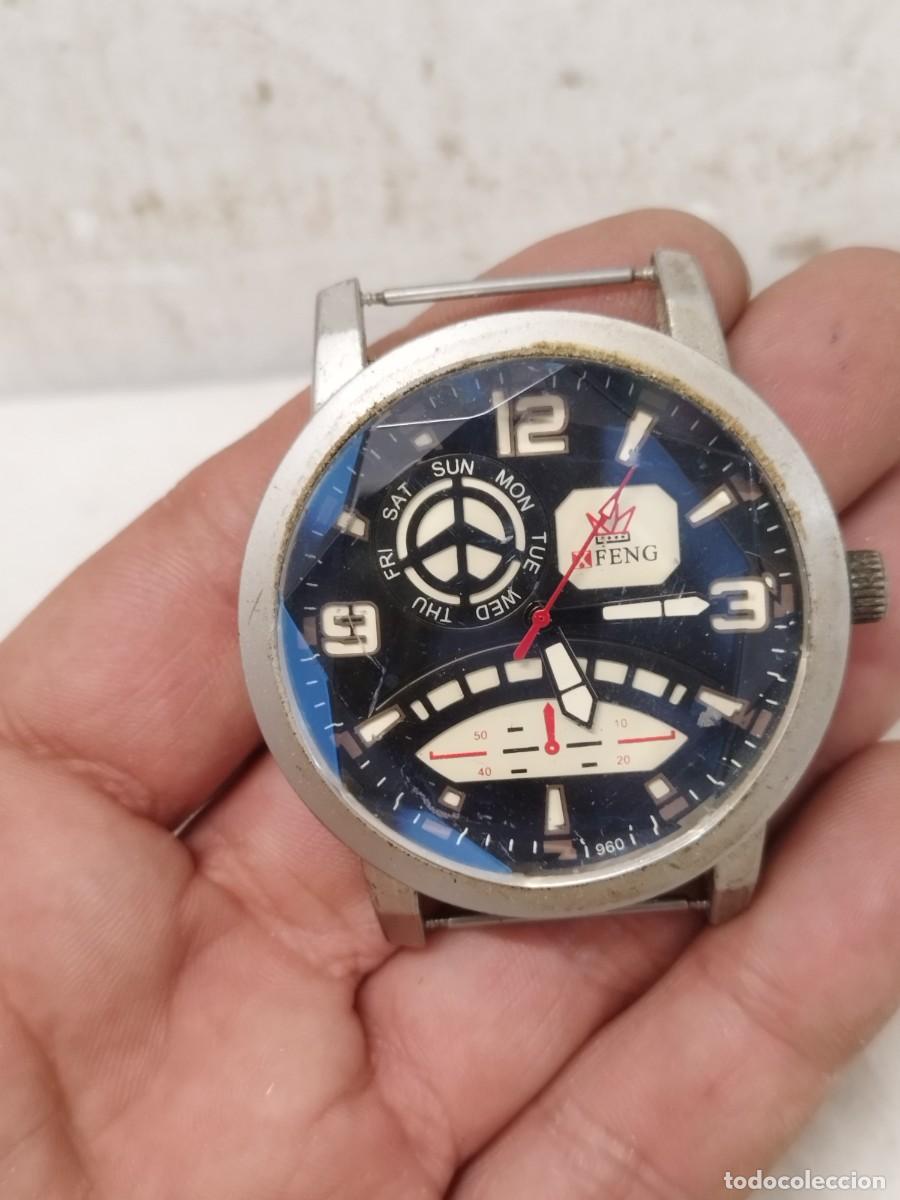 Relojes: Gran reloj de pulsera marca Fing. Sin correa y sin probar.