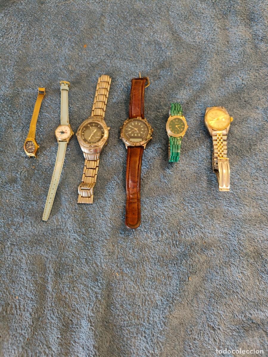 Relojes: Lote de seis relojes como se ven en las fotografias que son parte de la descripcion.