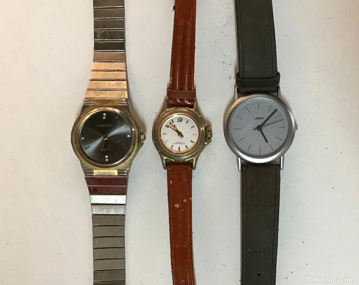 Relojes: LOTE DE TRES RELOJES