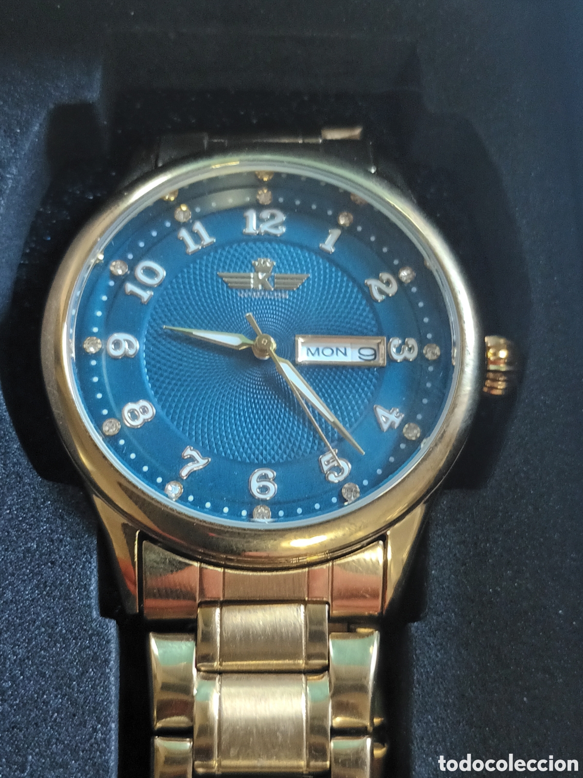 Relojes: RELOJ NUEVO A ESTRENAR PARA CABALLERO MARCA DEDIMA EN ACERO INOXIDABLE