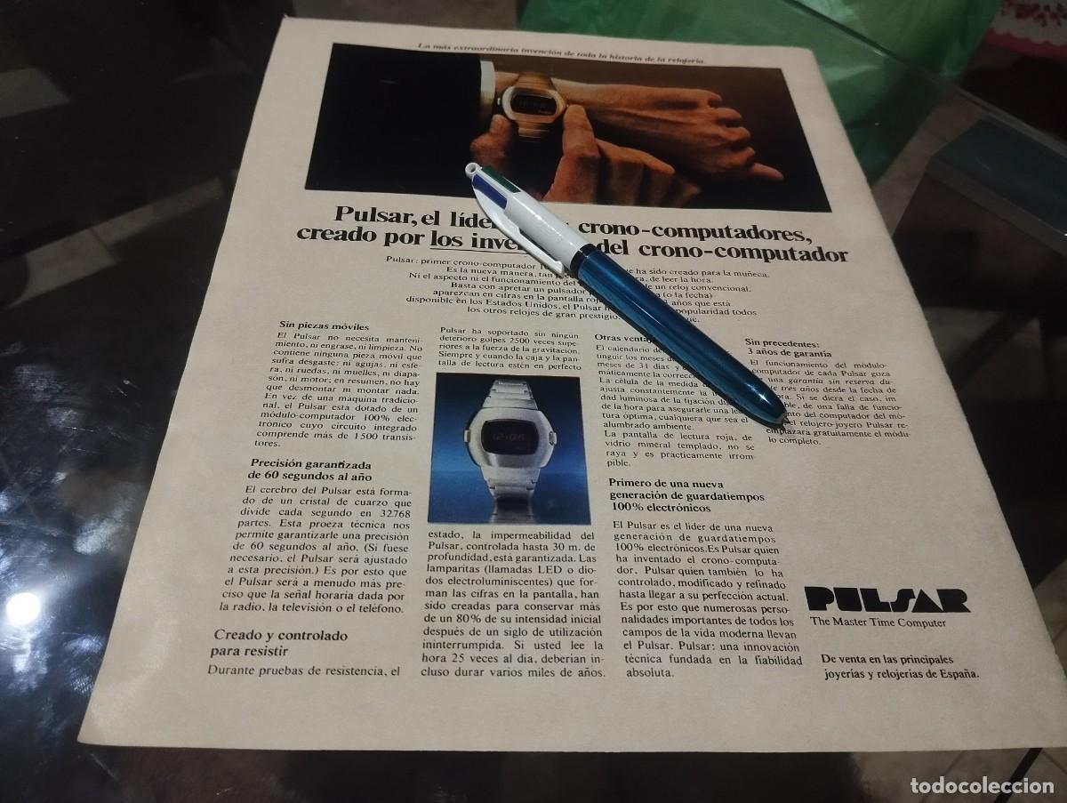 Relojes: RELOJ PULSAR REVERSO LICOR DRAMBUIE ANUNCIO PUBLICIDAD REVISTA 1975 BONITO PARA ENMARCAR