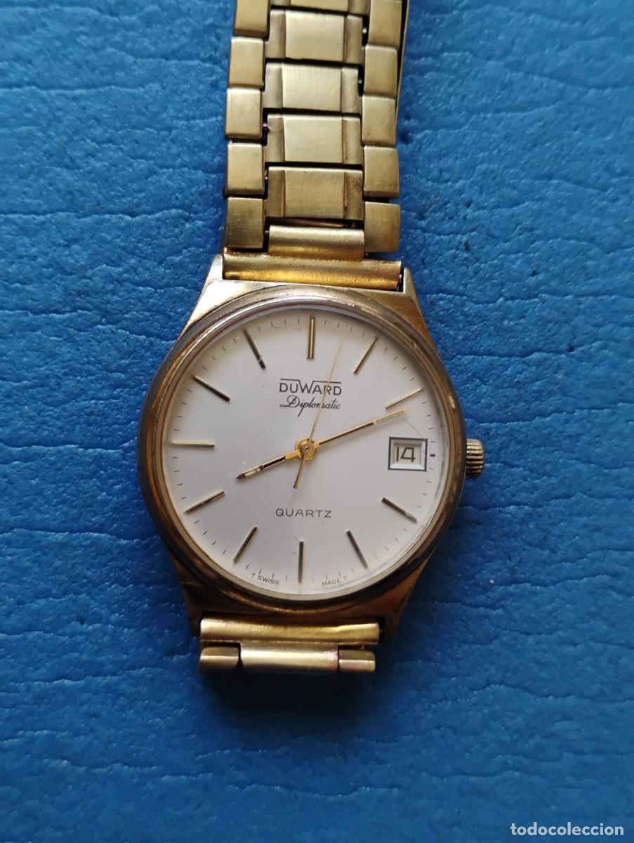 Relojes: ANTIGUO RELOJ DUWARD DIPLOMATIC - QUARTZ - NO FUNCIONA