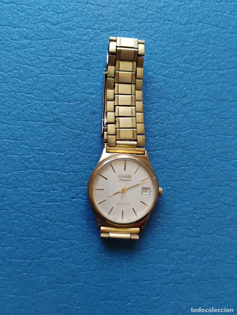 Relojes: ANTIGUO RELOJ DUWARD DIPLOMATIC - QUARTZ - NO FUNCIONA - Foto 2