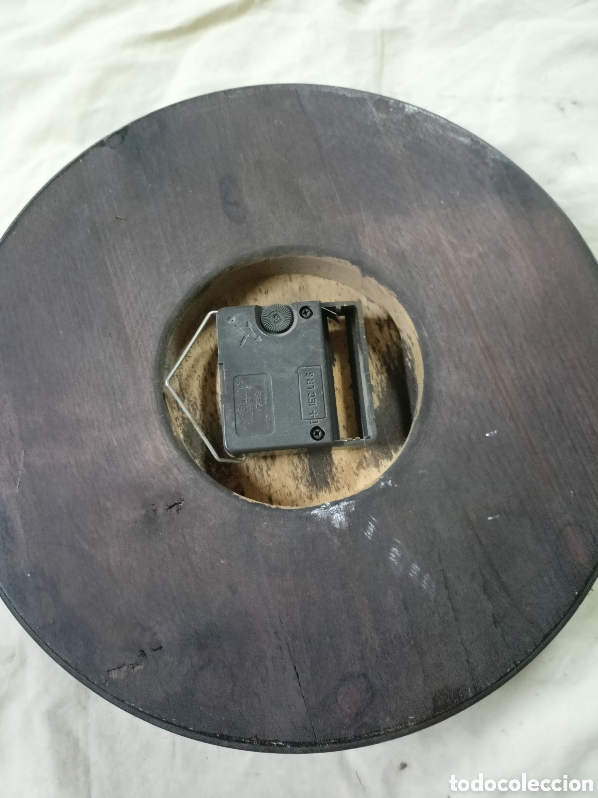 Relojes: RELOJ DE PARED DE CUARZO -MADERA- - Foto 2