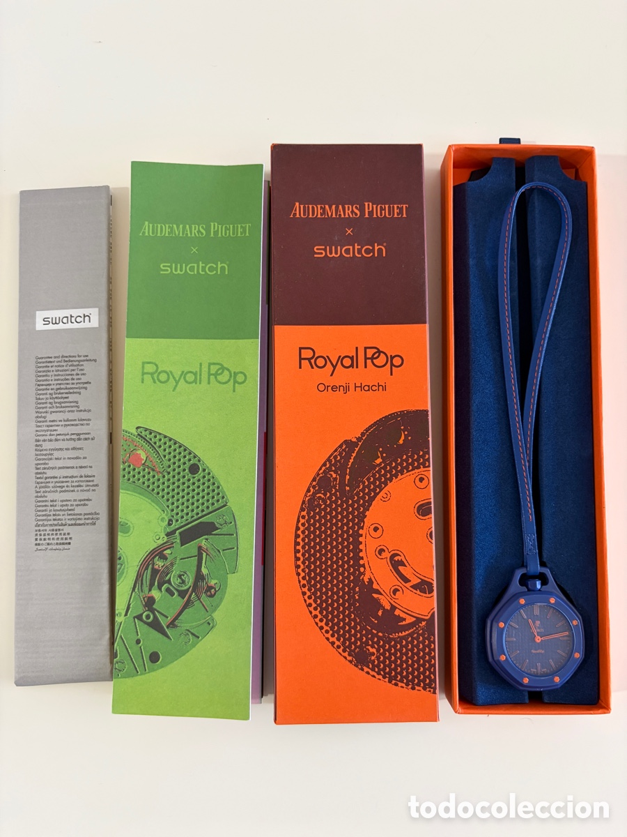 Relojes: AUDEMARS PIGUET x SWATCH - ROYAL POP &ldquo;ORENJI HACHI&rdquo;