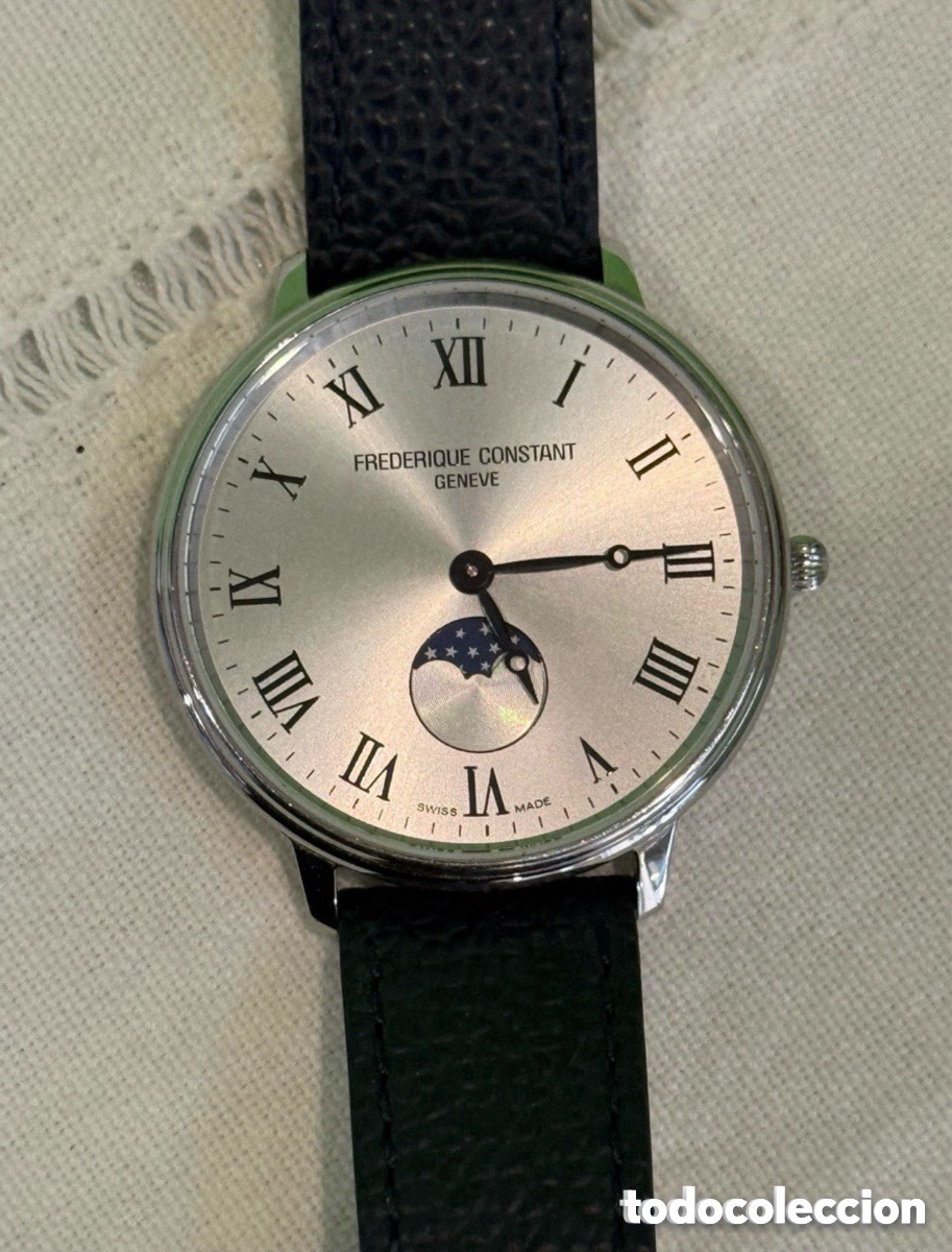 Montres: Reloj Frederique Constant lunar caballero. Original funci&oacute;na perfectamente.