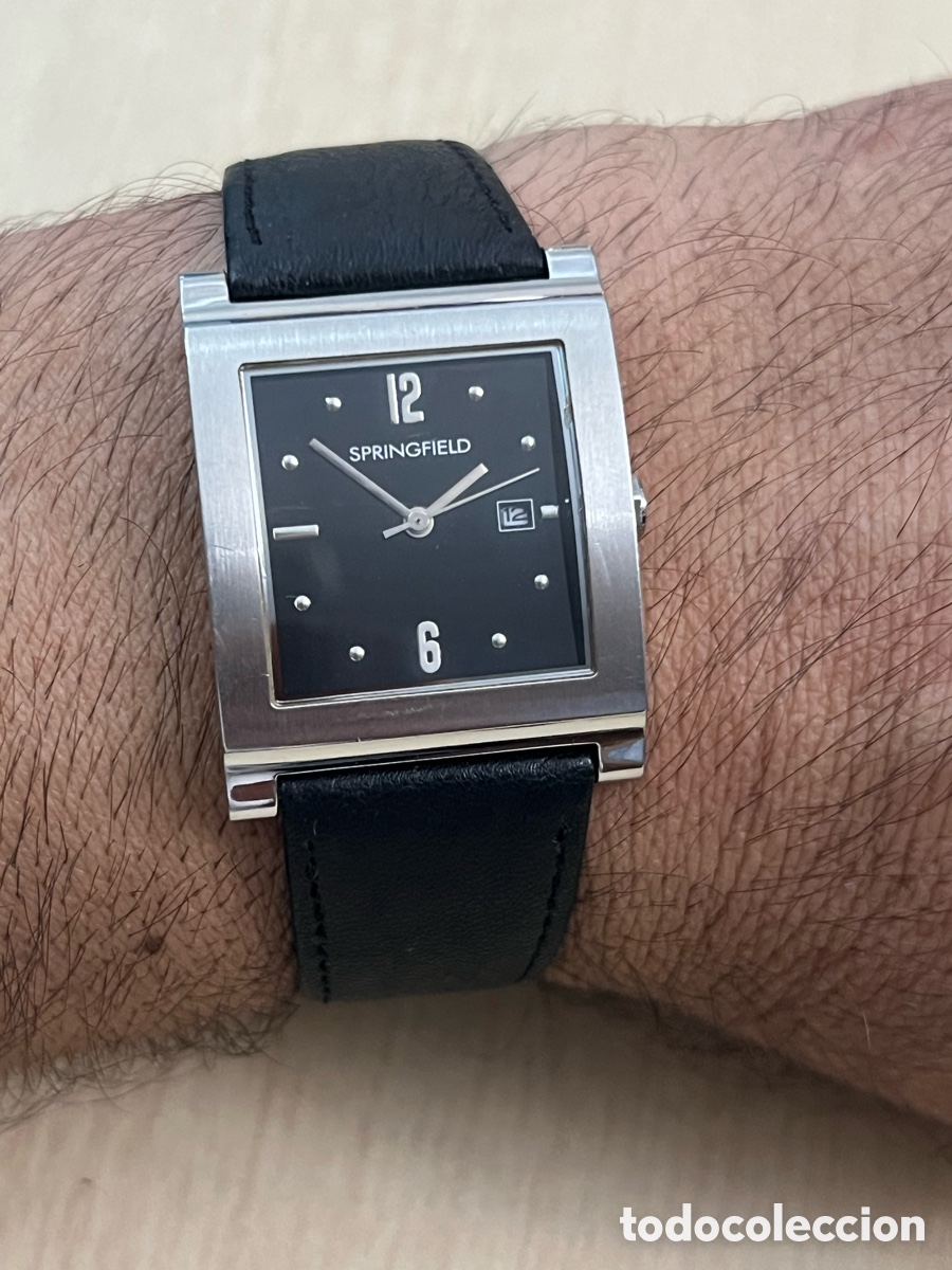 Montres: ✅ Reloj SPRINGFIELD Calendario cuadrado hombres