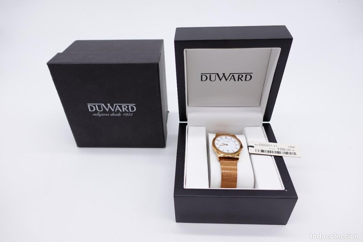 Watches: RELOJ DUWARD DE SE&Ntilde;ORA DORADO CON CAJA Y ETIQUETA ORIGINAL - NUEVO DE TIENDA NOS