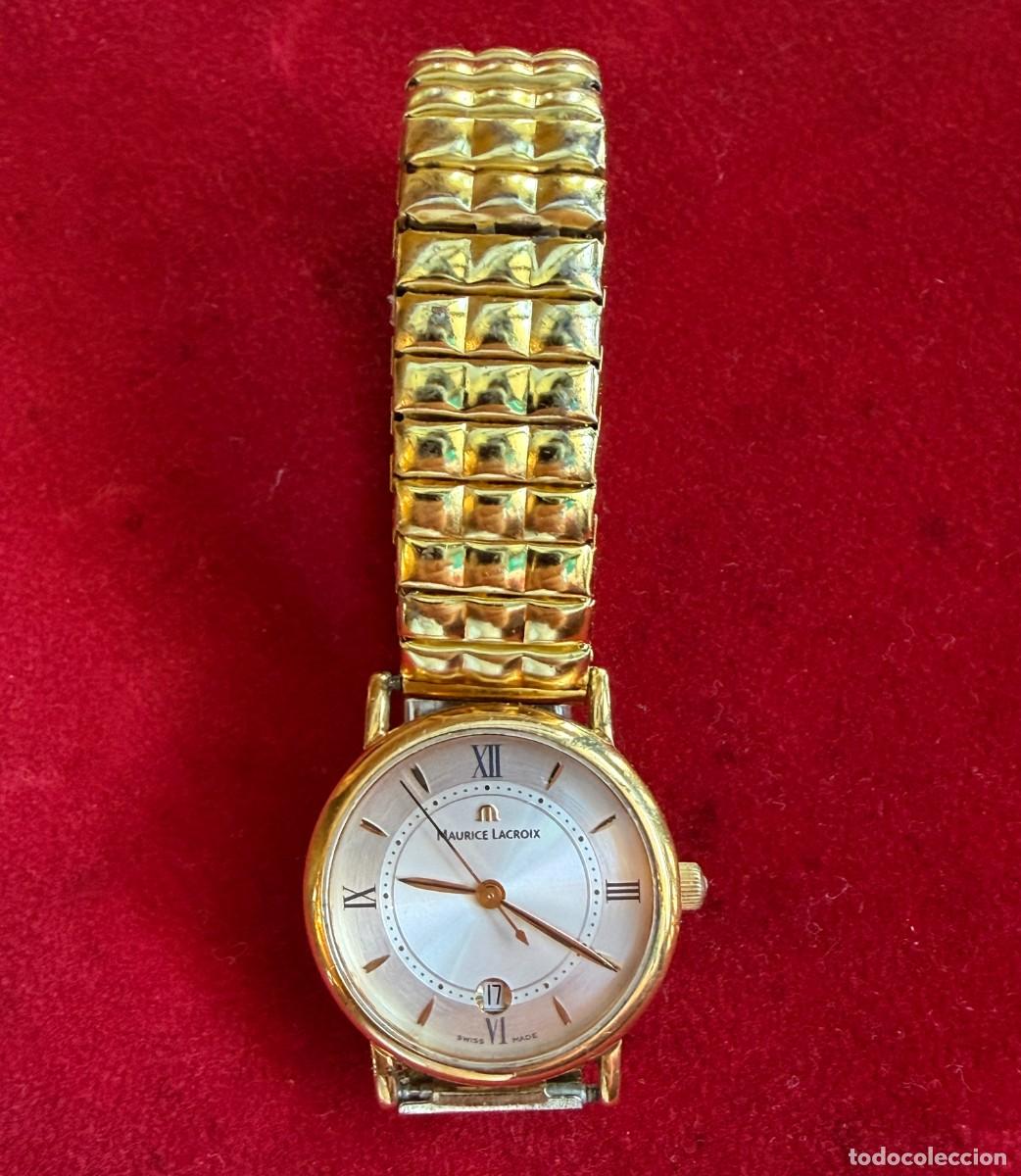 Relojes: Reloj Maurice Lacroix Swiss Made de cuarzo con calendario y movimiento de 7 rub&iacute;es