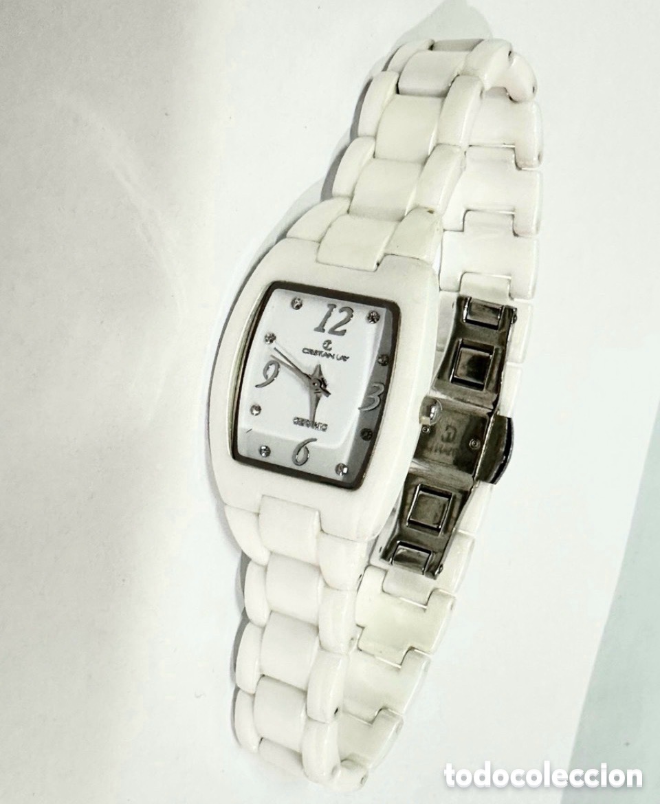 Montres: Reloj Cristian Lay Quartz De Cer&aacute;mica y cristal de sapphire est&aacute; como nuevo