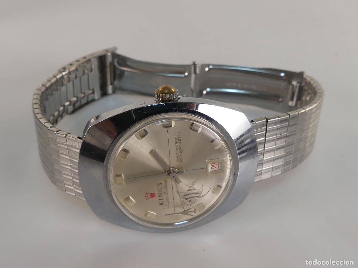 Montres: RELOJ DE PULSERA MARCA KING&rsquo;S SUPER DE LUXE ANTIMAGNETIC CON CALENDARIO