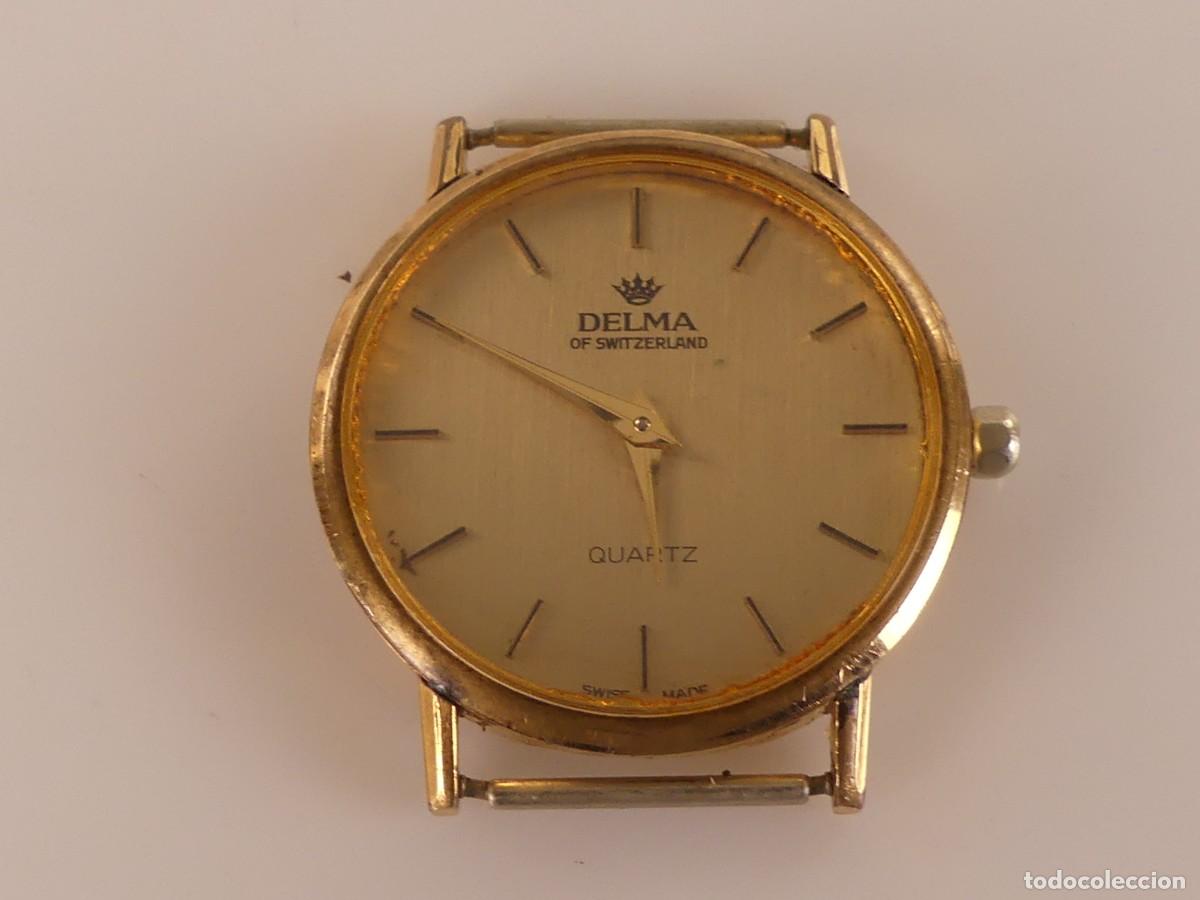 Montres: RELOJ DE PULSERA MARCA DELMA QUARTZ SWISS MADE CHAPADO DE ORO